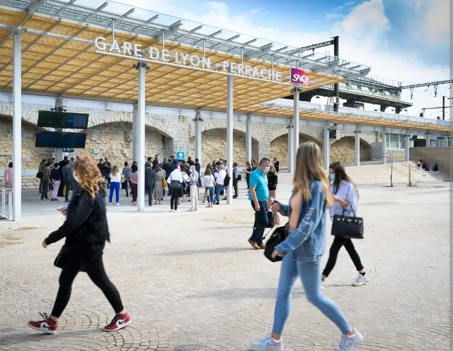 photo de la gare de Lyon Perrache