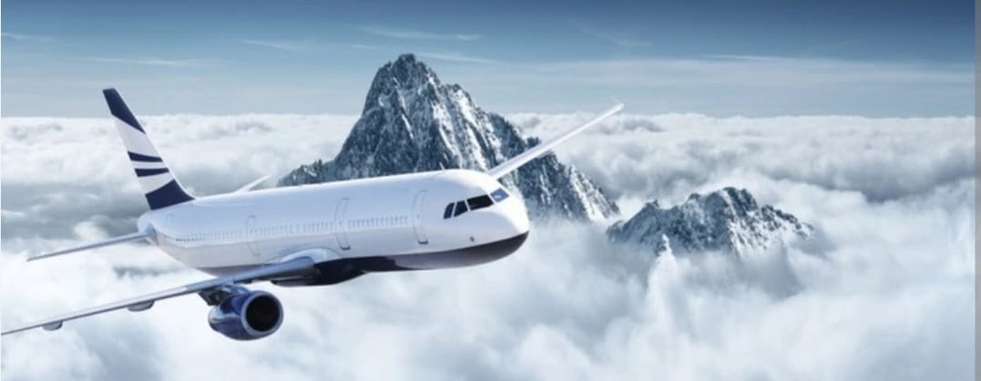 Airplane landing – private transfers from airports to ski resorts in the Alps